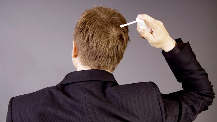 The flutamide plus minoxidil solution was significantly more effective than minoxidil.