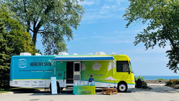 The Skin Cancer Foundation's Destination Healthy Skin RV is equipped with two private exam rooms.