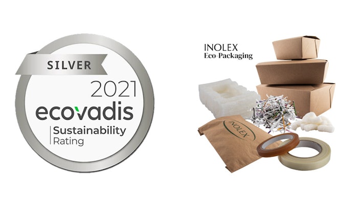 EcoVadis silver rating puts Inolex in the 73rd percentile of evaluated businesses.