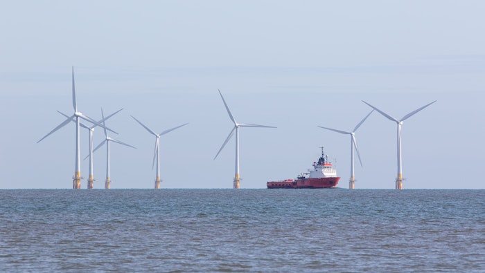 The Hollandse Kust West wind farm zone is located off the west coast of the Netherlands.