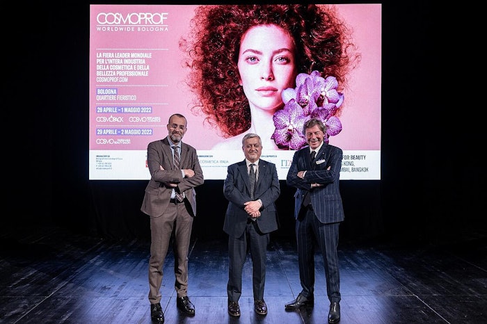2022 Cosmoprof Worldwide Bologna will feature exhibitions from more than 2,700 companies and 70 countries and buyers from more than 90 countries.