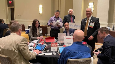 Unfortunately, I wasn't quite able to catch a candid photo of the Bell Flavor and Fragrances team.