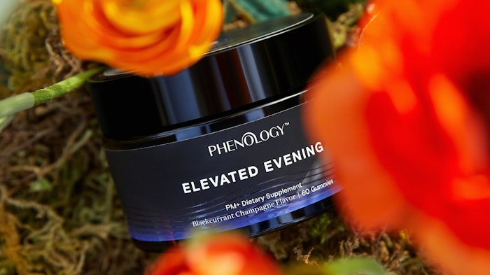 Phenology's Morning and Evening Gummy Duo with optional Sleep or Beauty Boosters ($80 one-time/$72 subscription + $5 per boost) features saffron extract and genistein, designed to address perimenopausal and menopausal symptoms, including hot flashes, sleep disruptions, mood changes, loss of energy, and dry skin.