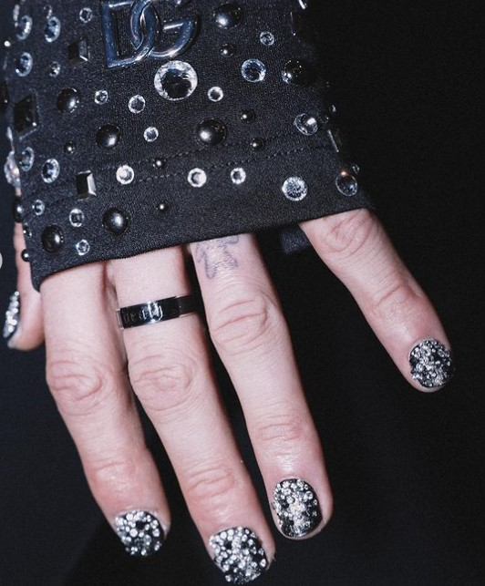 Machine Gun Kelly, nails by Brittney Boyce