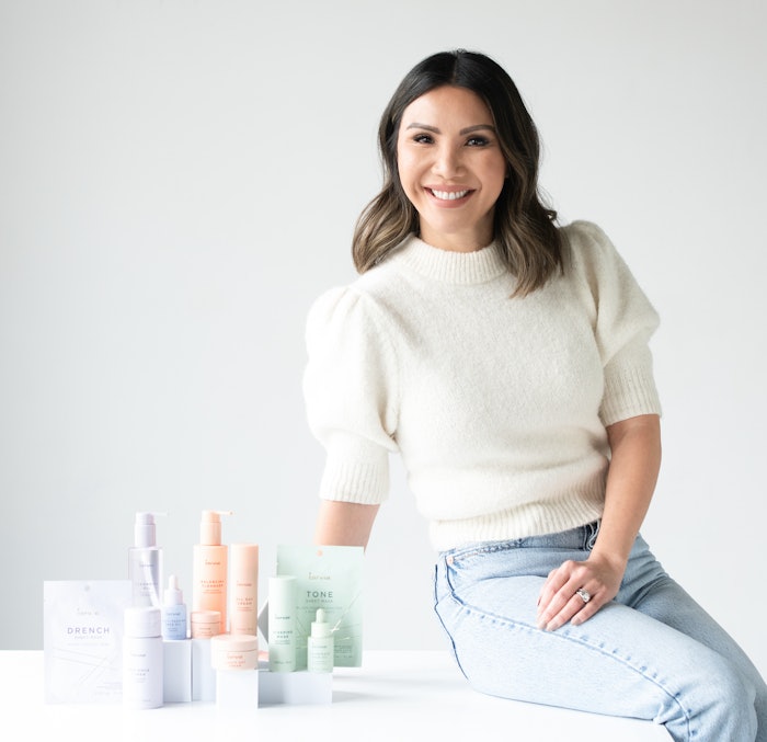 Linda Wang, founder and CEO of Karuna Skin, told Global Cosmetic Industry, 'Combining both clinically studied ingredients and those that come from a holistic background like TCM and Ayurveda, is so important when it comes to achieving skin balance and results.'