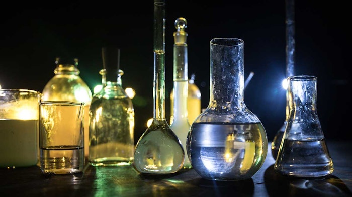 Backlit Chemistry Glassware