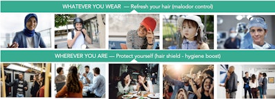 Figure 1: Mirapol® A15 refreshes your hair and protects from the proliferation of the germs