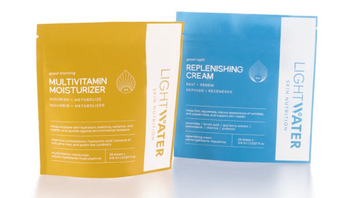 LightWater Multivitamin Moisturizer for Morning and Replenishing Cream for Evening