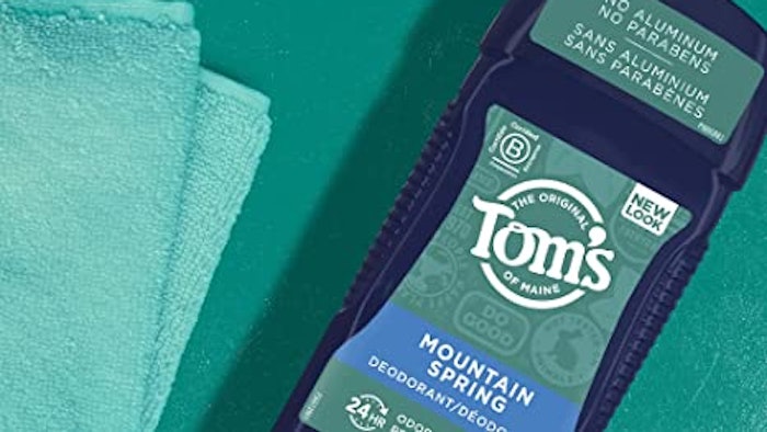 This week's label challenge answer is Tom's of Maine Deodorant, Men's Long Lasting Wide Stick Deodorant in the mountain spring scent.