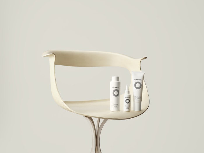 Products in Nutrafol's Scalp Microbiome line are vegan, sulfate and paraben free and contain advanced, natural ingredients that nourish and preserve the scalp microbiome for healthy hair.