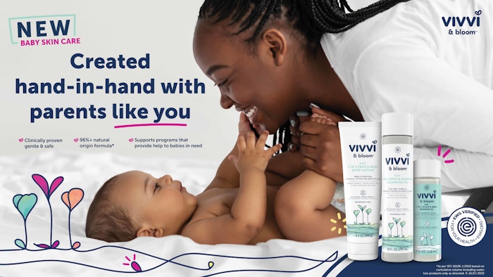 Vivvi & Bloom debuted three products for its launch: a cleansing gel, face and body lotion, and scalp and body massage oil.