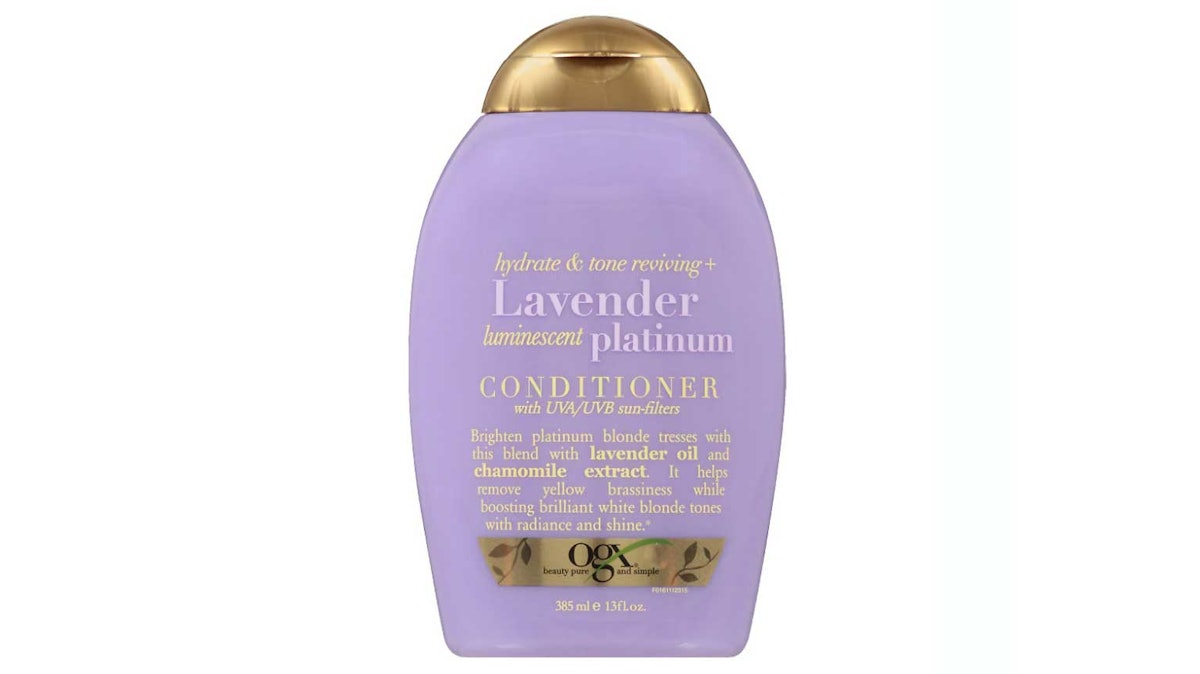 6. OGX Hydrate & Color Reviving + Lavender Luminescent Platinum Shampoo - wide 2