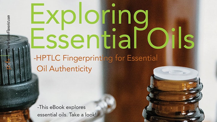 This book, sponsored by Millipore Sigma, comprises handpicked columns by P&F+ guest columnists digging into the authenticity, traceability and analysis of essential oils.