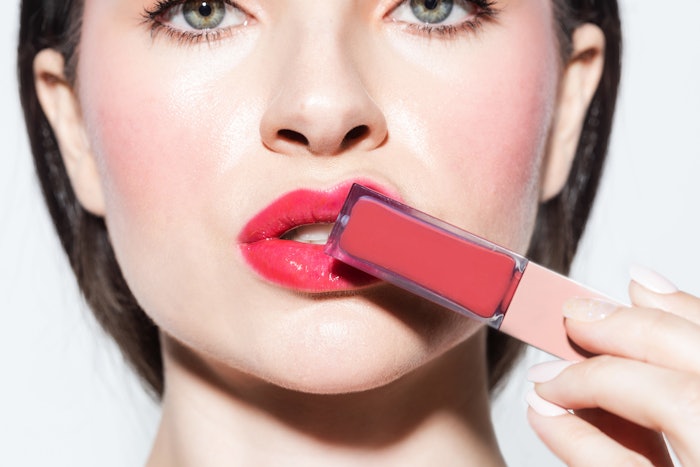 ĀTHR Beauty’s new Desert Rose: Lip and Cheek Oil Stain doesn’t have the drying side effects of a conventional stain, according to the company.