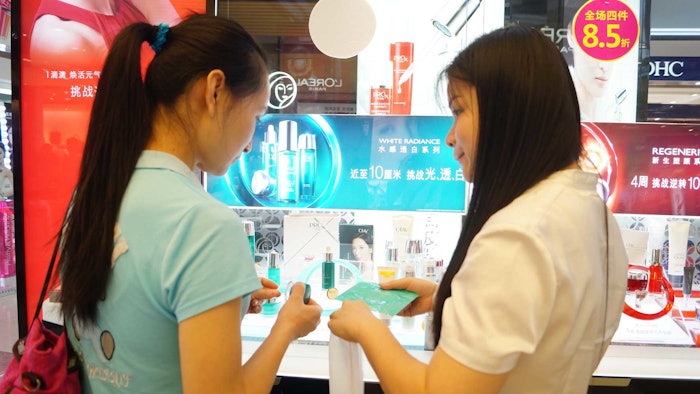 Unregistered foreign cosmetics imported for resale require prior recordation with China's FDA and must follow the related labeling provisions.