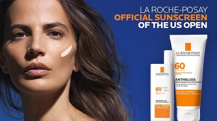 La Roche-Posay has become the official sunscreen partner of the US Open.
