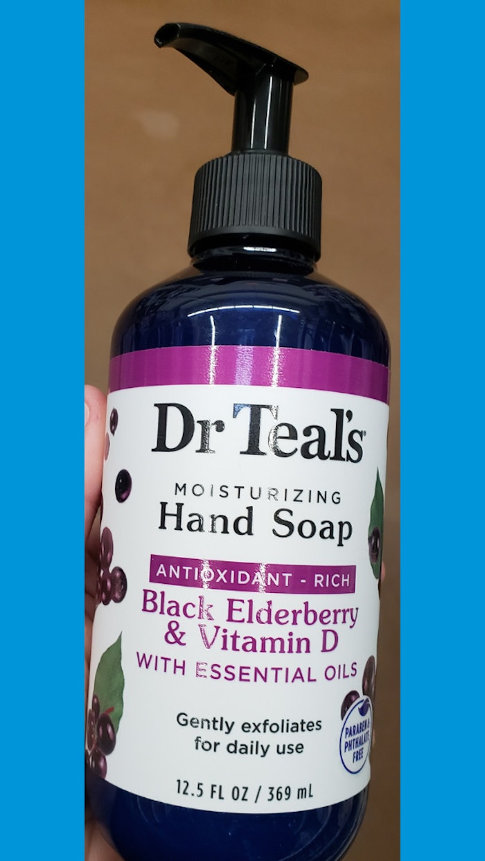 In this week's label challenge, winners who guessed Dr. Teal's black elderberry and vitamin D hand soap are featured. Come back again on Monday for another chance.