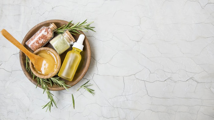 Trending ingredients in spa skin care products.