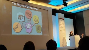 Baroness Susan Greenfield, of NeuroBio, opened with a keynote lecture describing connections between the skin and brain.