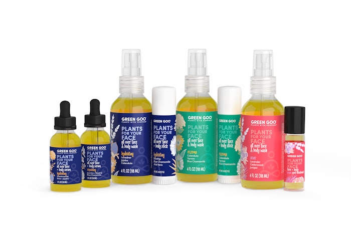 The Plants for Your Face & Body skin care collection is made with Green Goo’s proprietary lipid infusion process, which infuses herbs and whole-plant botanicals in rich, nourishing organic essential oils to maximize the purity of the formulas and elevate their healing properties.