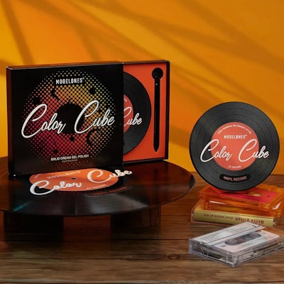 21 Colors Vinyl Record Solid Cream Gel Polish Color Cubes from Modelones