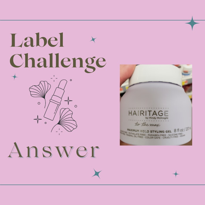 Hairitage Maximum Hold Styling Gel by Mindy McKnight eliminates frizz and flakes while creating a long-lasting, structured look.