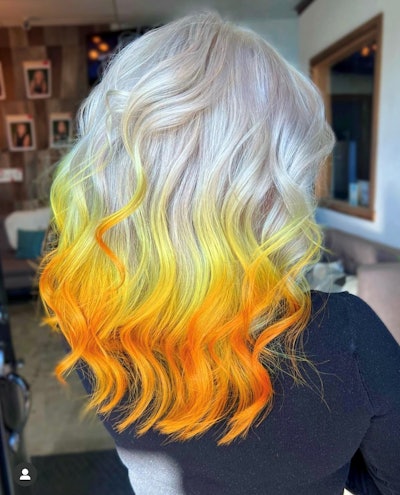 George Blanco's neon look