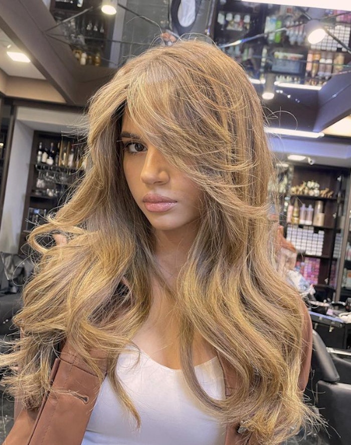 Curtain bangs