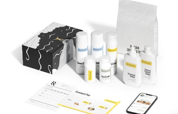 Customers fill out a skin test and a dermatologist will review and recommend the best treatment plan for their skin within 12 hours.