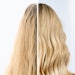 Schwarzkopf's TikTok-approved BLONDME Blonde Wonders Dry Shampoo Foam, before and after
