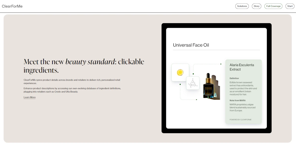 Allure Store Expands Ingredient Transparency with ClearForMe - Vimarsana News