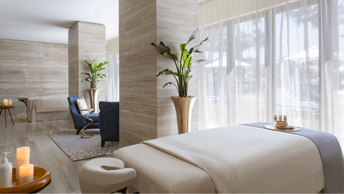 The St. Regis Bal Harbour luxury spa treatment room
