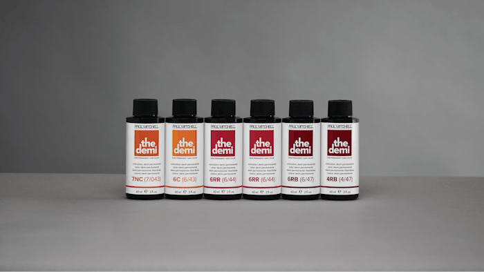 Paul Mitchell adds new red shades to its Demi hair color collection.