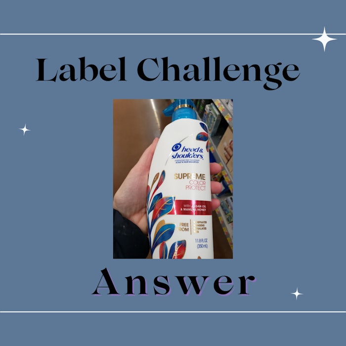 This formula is made with manuka honey and argan oil for moisturization of the scalp. It is free of phosphates, parabens, phthalates and dyes and is designed for everyday use for color-treated hair.