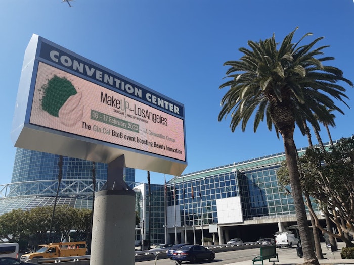 There were more than 135 skin care and makeup suppliers exhibiting at the event.