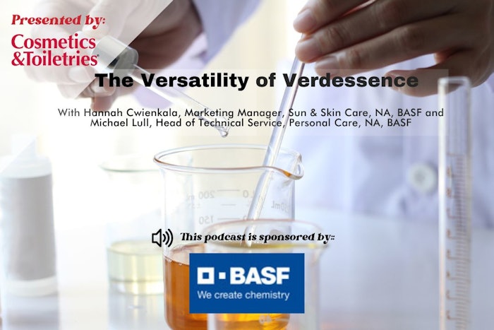 Learn more about the potential uses and applications of Verdessence in this exclusive podcast sponsored by BASF. Register to listen, it's free.