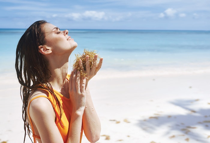 Alga, including seaweed, are a sustainable source of new beauty materials, including actives and emulsifiers.