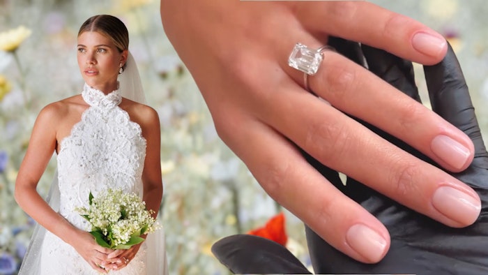 Manicurist Georgia Rae created Sofia Richie's nail looks for her rehearsal dinner and wedding.