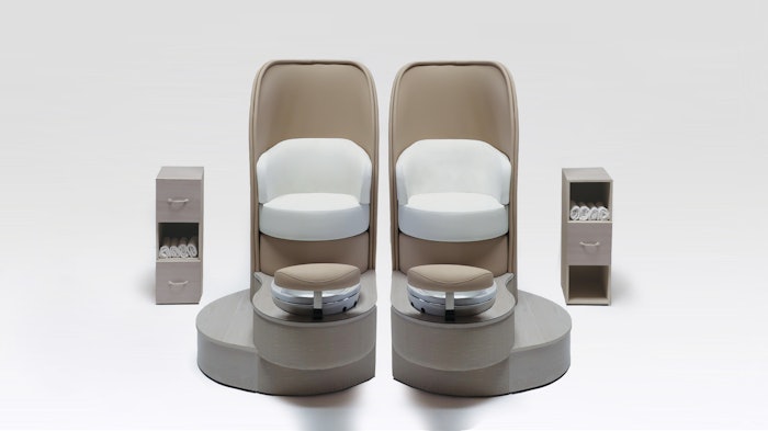 Designed with both clients and technicians in mind, Belava's Eclipse Pedicure Chair sets new standards in the world of pedicures, offering unparalleled comfort and sleek design.