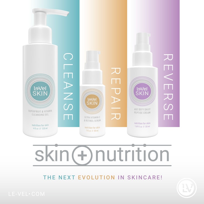 The Superfruit & Vitamin Cleansing Gel, Ultra Vitamin C & Retinol Serum and Age Defy Daily Peptide Cream.