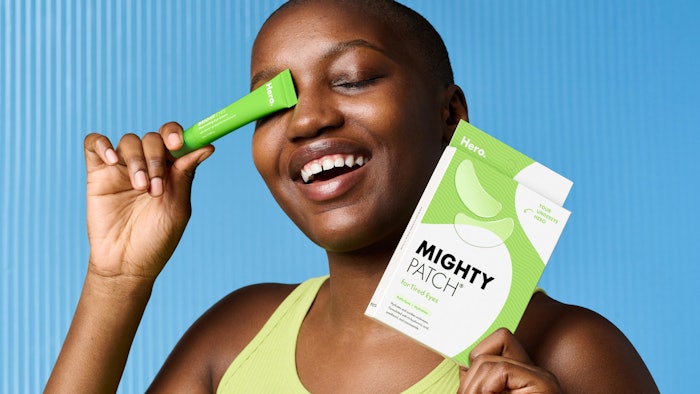 Hero Cosmetics has launched the Bright Eyes illuminating eye cream to improve the appearance of dark circles. The brand also offers the Mighty Patch for Tired Eyes, a cooling, depuffing hydrogel under-eye patch.