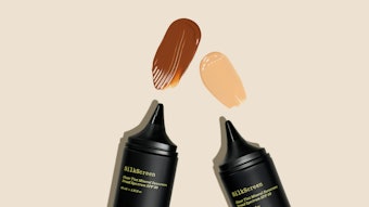 The sunscreen is available in two tints: light-medium and medium-deep.