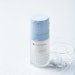 The eye cream in particular is housed in a recyclable refillable glass bottle comprising 30% PCR glass.
