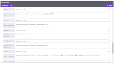 The database blends basic raw material data with the regulations from more than 70 countries and the requirements of six U.S. retailer clean lists. Additional countries and clean lists from non-U.S. retailers will be added throughout 2023.