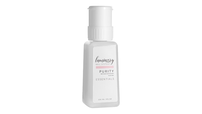 Luminary Nail Systems has launched their new Purity Nail Cleanser and Dehydrator.