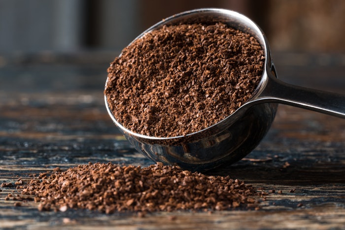 Today, many companies utilize ingredients that adhere to the sustainability demands of consumers. One increasingly common product is recycled coffee grounds.
