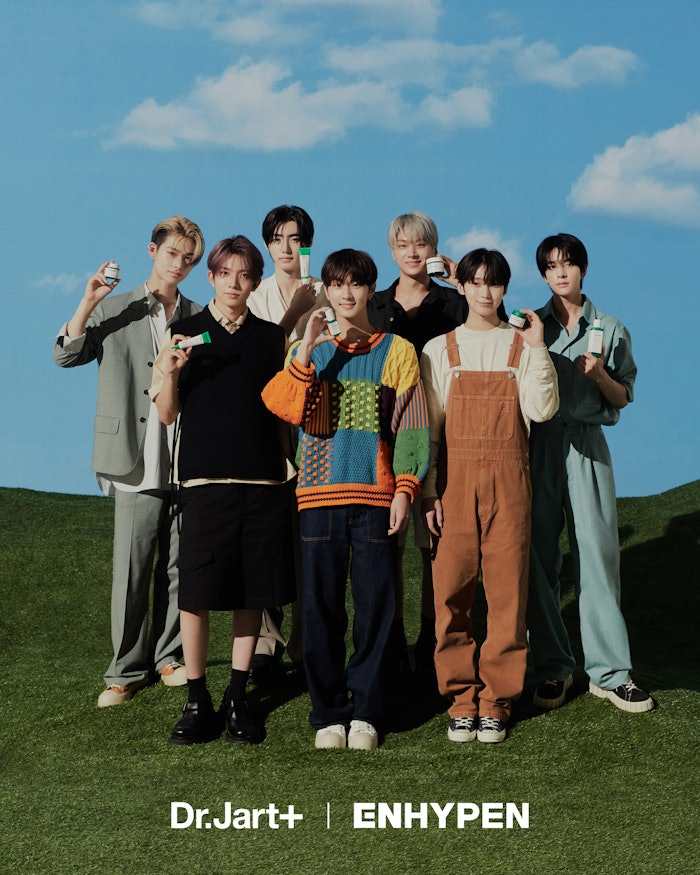 'We are delighted and honored to become the inaugural global ambassadors for Dr.Jart+,' Enhyphen said in a statement. 'We plan to reveal our most authentic and natural selves with Dr.Jart+. We hope our fans around the world join us in our excitement about this partnership, with much more to come soon.'