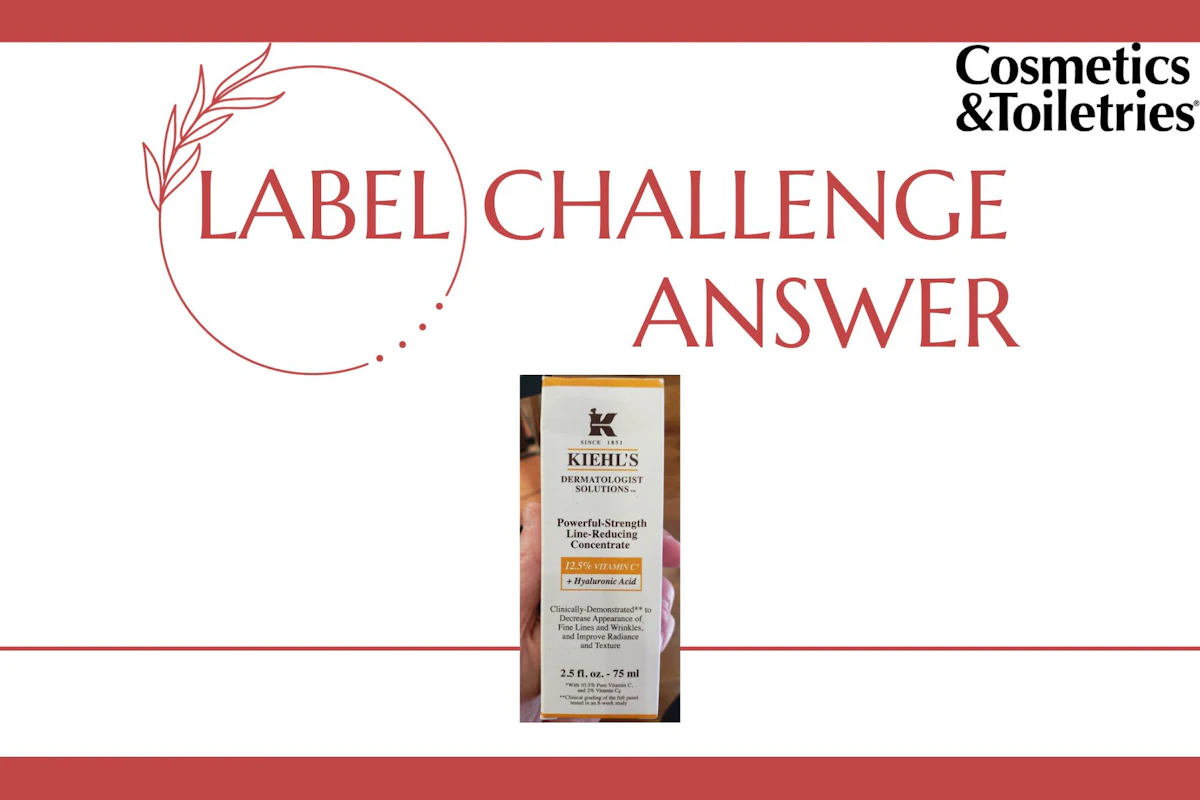 Label Challenge Answer: Kiehl's Dermatologist Solutions Powerful-strength Line-reducing Concentrate - Vimarsana News