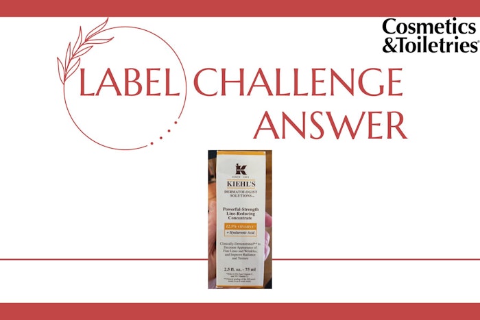 This formula is a potent vitamin C serum formulated with 12.5% vitamin C and hyaluronic acid.