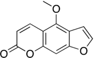 Figure 2c. Structure of 5-methoxypsoralen